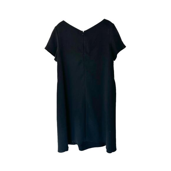MM Lafleur Black Eliza Short Sleeve Career Office Relaxed Dress Size Medium - Picture 6 of 10